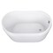 Aqua Eden Freestanding Bathtubs, 51.75 L, 29.94 W, White, Acrylic VTRS522928 - alternate 1